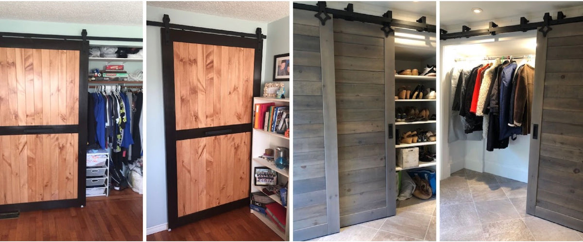 Improve Your Closet With A Sliding Barn Door – Viba Barn Doors & Hardware