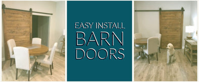 Easy to Install Barn Doors