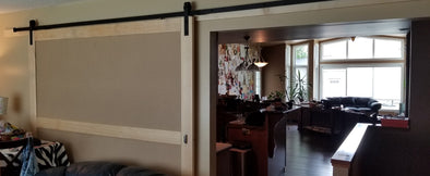 Our Designs: Divided Panel Barn Door