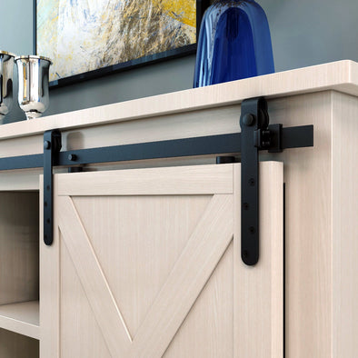 Mini Barn Door Hardware for Cabinets