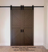 Viba Chevron Solid Pine Barn Door