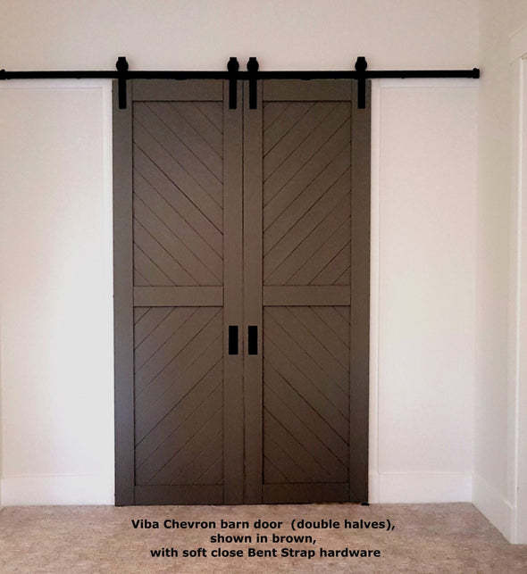 Viba Chevron Solid Pine Barn Door