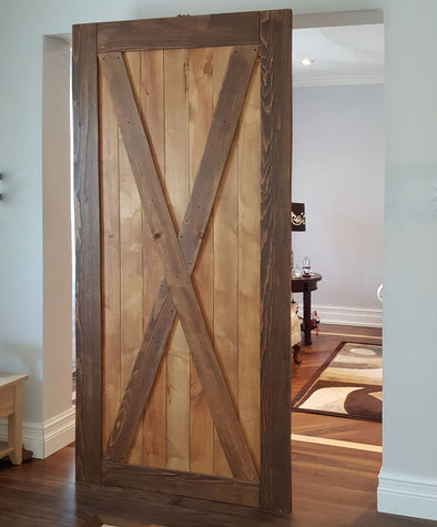 Viba Big X Solid Pine Barn Door